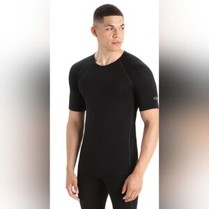 Icebreaker  150 Zone Ss Crewe  Black Nwt